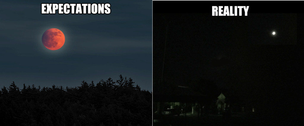 Let the blood moon cast evil upon us!