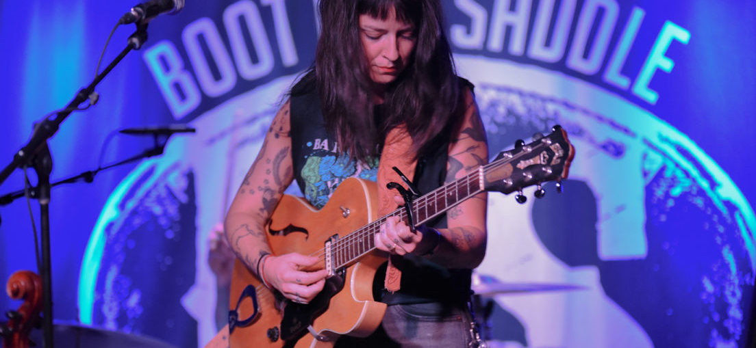 The Huntress and Holder Of Hands performing at the Boot & Saddle - Philadelphia, Pa