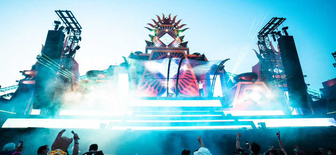 Fire stage at Elements Music and Art Festival 2026